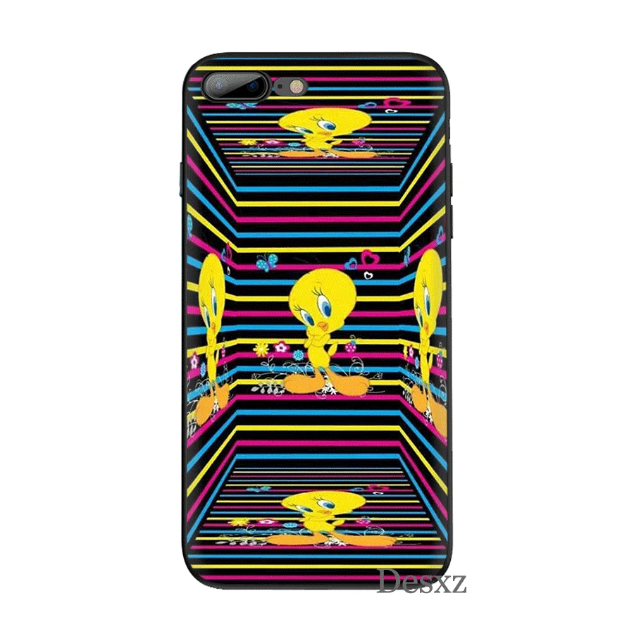 B11 Мобильный чехол для телефона для iPhone 11 Pro XR X XS Max iPhone 6 6S 7 8 Plus 5 5S SE чехол мультяшная Твити птица пиолин чехол - Цвет: B11