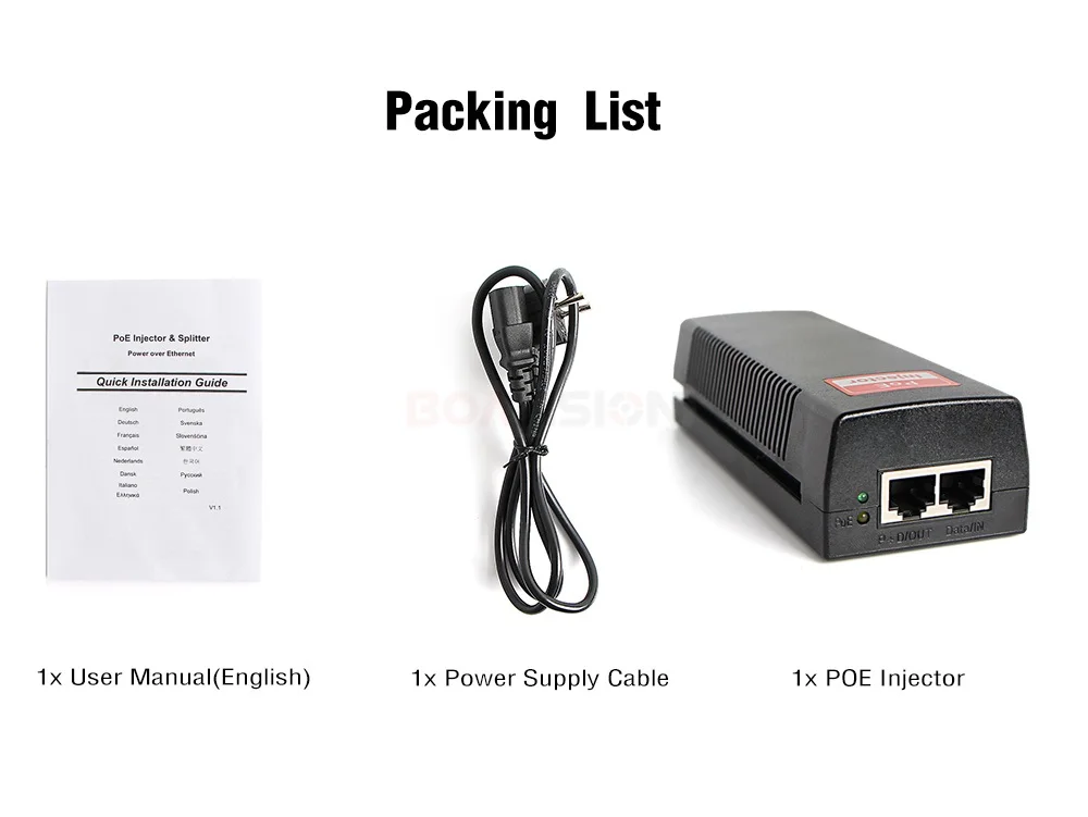 1000 Мбит/с гигабитный 60 Вт Hi power POE инжектор совместимый IEEE802.3bt DC 54 в Выход 100-240 В вход POE мощность для CCTV PTZ IP камера