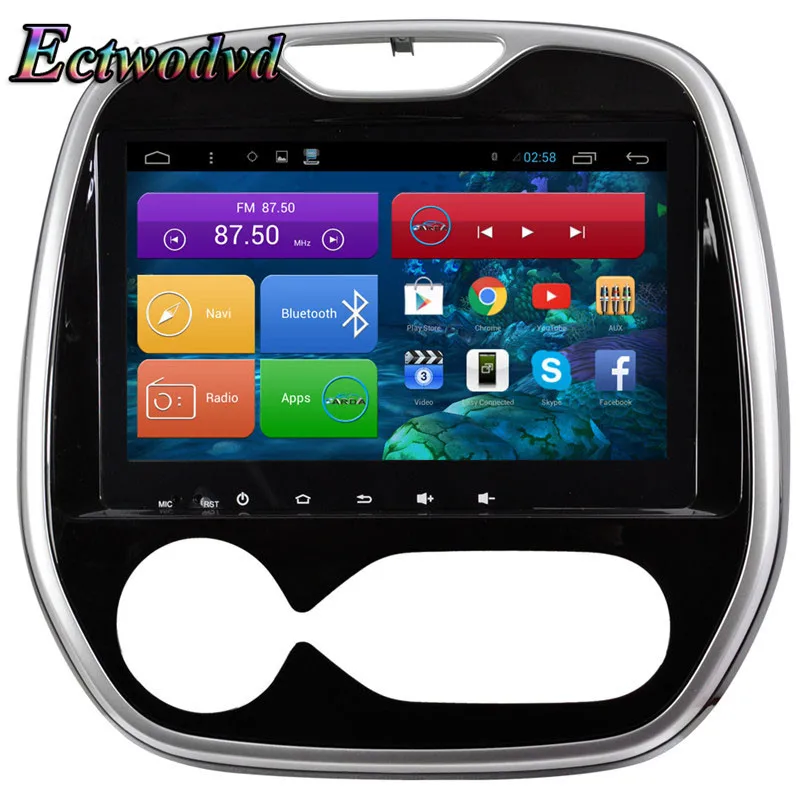 Ectwodvd 9 дюймов Восьмиядерный Android 8 1 Автомобильная dvd навигационная система Радио