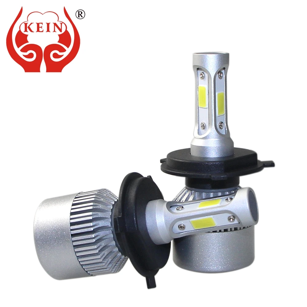 KEIN H7 H4 H11 H8 H1 H3 72w фары для 9005 9006 HB3 HB4 H10 Автомобильные светодиодные 8000Lm авто 6500 к