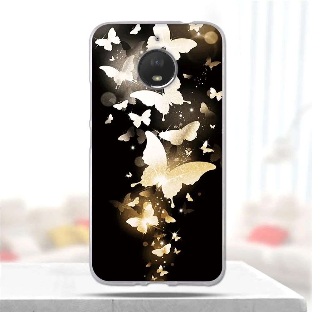 Для Motorola Moto E4 Plus чехол 5," силиконовый мягкий ТПУ чехол для Moto E4 Plus чехол для Motorola Moto E Plus(4th Gen.) Coque
