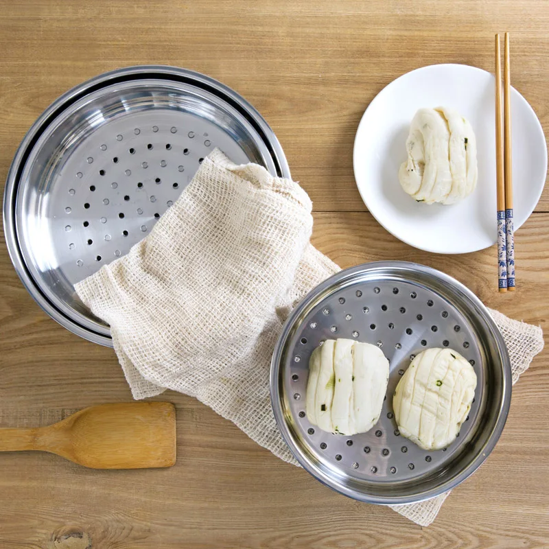 Нержавеющая сталь рисоварка Пароварка Бытовая газовая скороварка круглая