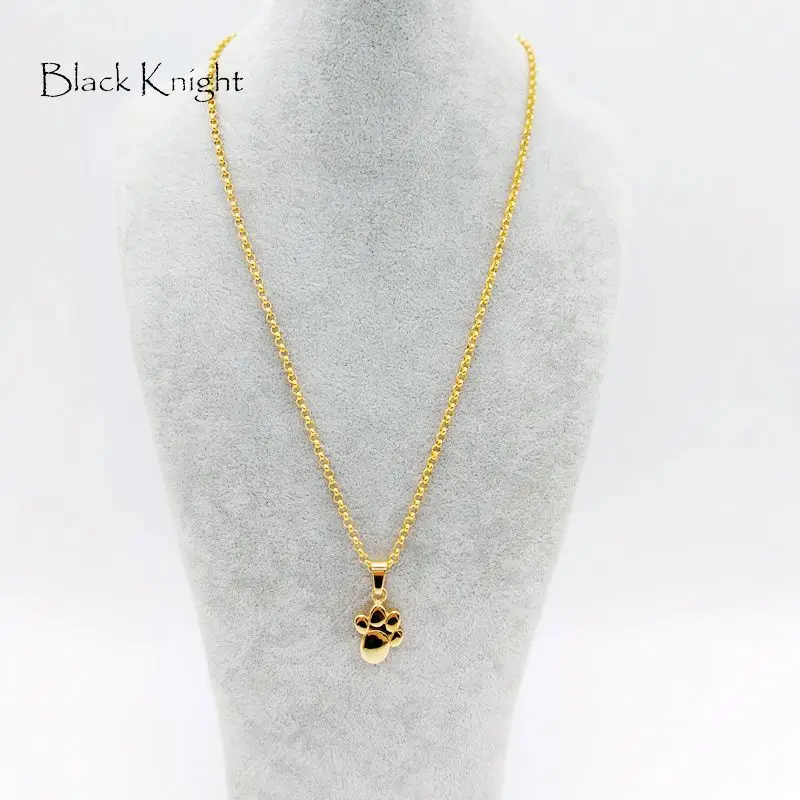 Ожерелье в виде лап черного рыцаря из нержавеющей стали 316L