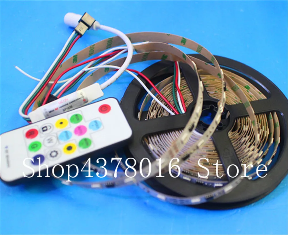WS2811 5050 RGB Светодиодная лента 1 м/5 м 150 300 светодиодов индивидуальный адресуемый DC12V