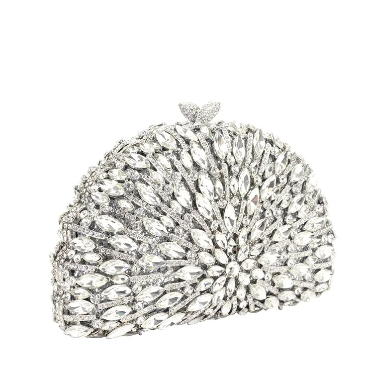 Женская сумка-кошелек с кристаллами в форме цветка | Багаж и сумки