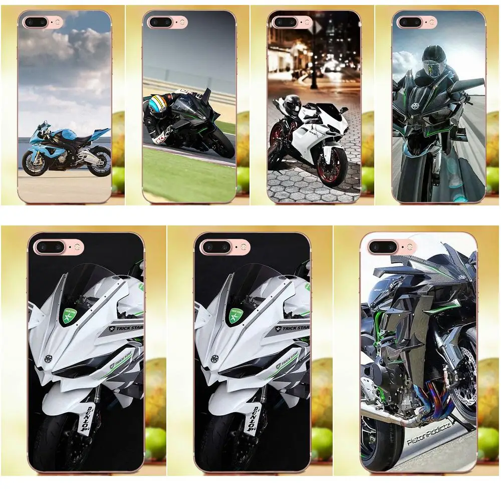 Для Apple iPhone 4 4S 5 5C 5S SE 6 6S 7 8 Plus X XS Max XR красочный стиль Kawasaki Ninja спортивный