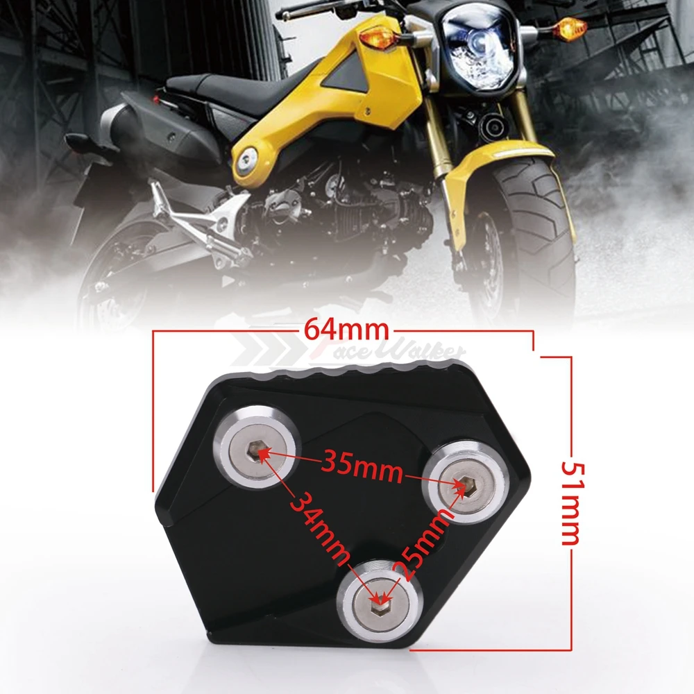 Мотоциклы подножка подставка удлинитель опорная пластина для Honda MSX125 MSX 125 2013