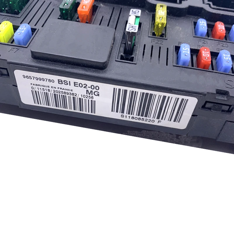 Baificar абсолютно подлинный E02-00 BSI модуль управления корпусом блок ECU Fusebox 9657999780 S118085220F для peugeot 206 207 Citroen C2