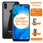 OUKITEL C15 Pro 6,088 ''4G смартфон 3 ГБ 32 ГБ MT6761 экран с каплями воды 2,4G5G WiFi мобильный телефон C15 Pro + Распознавание отпечатков пальцев