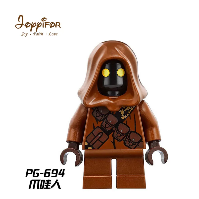 Joyifor Горячая одинарная фигурка джинна Ahsoka Luke совместимые строительные блоки мини