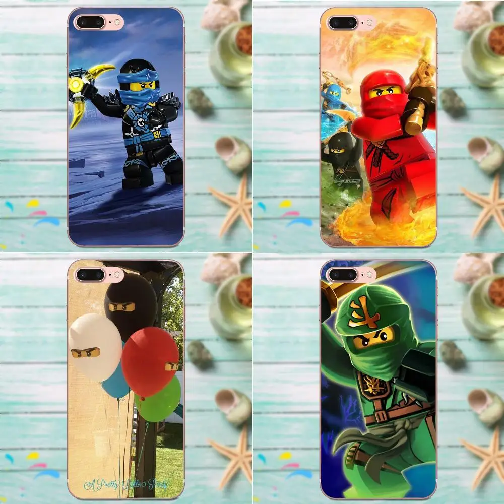Для Apple iPhone 4 4S 5 5C 5S SE 6 6S 7 8 Plus X XS Max XR стильный дизайн Ninjago|Чехлы-накладки| |