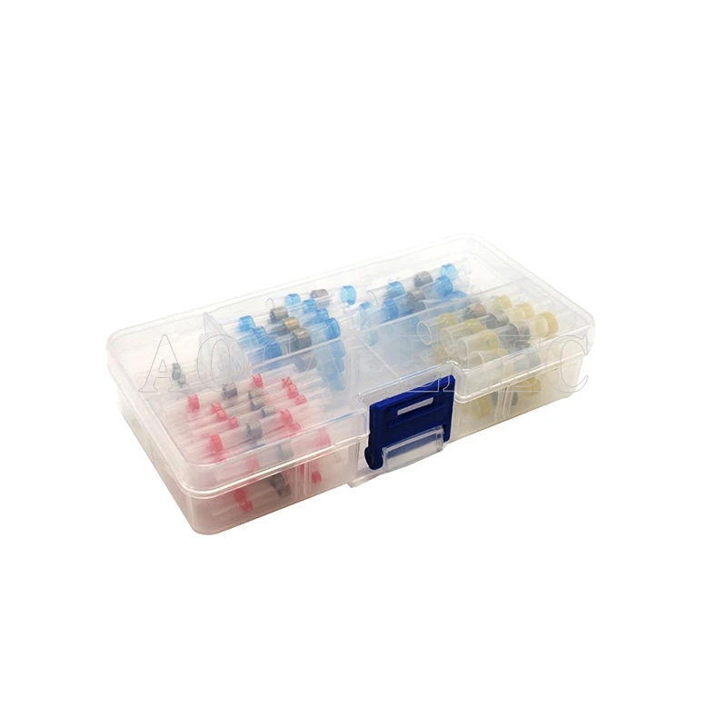 Набор термоусадочных соединителей для проводов 100 шт. водонепроницаемые