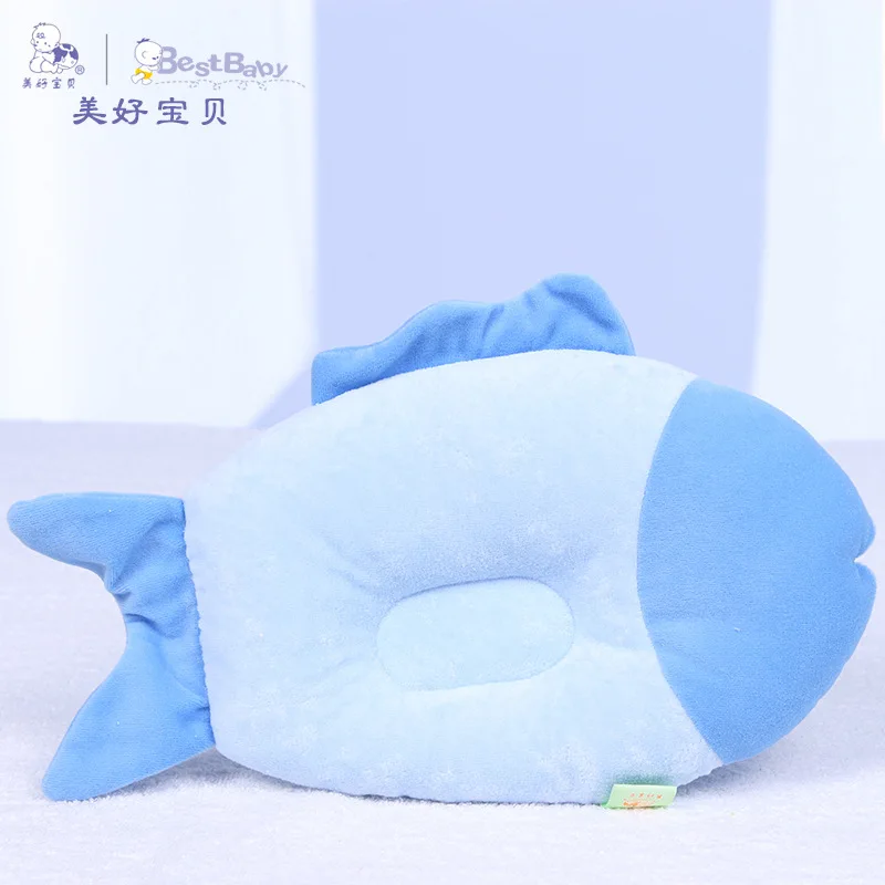 

Baby Pillow Newborn Girls Boys Prevent Flat Head Pillows Baby Infant Soft Sleeping Bedding Fish Children Kids Gift