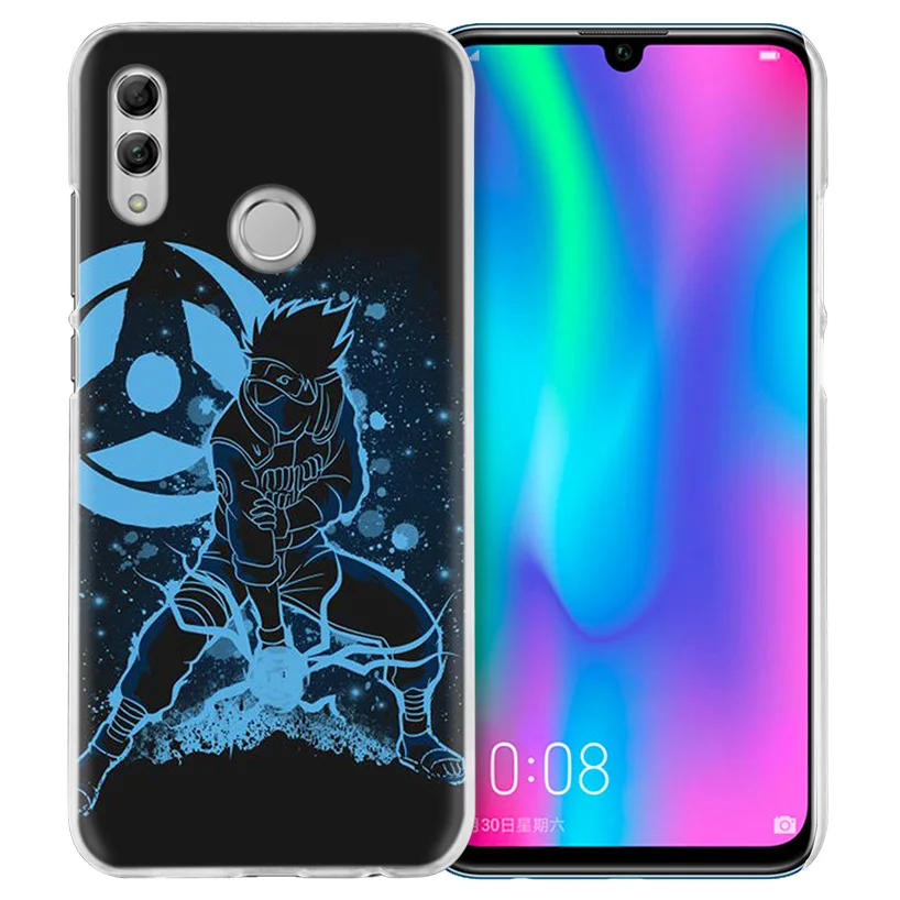 Чехол Наруто Какаши для huawei Honor 8X Y9 9 10 Lite Play 8C 8S 8A Pro V20 20i 10i Y6 Y7 Жесткий PC аниме чехол для телефона