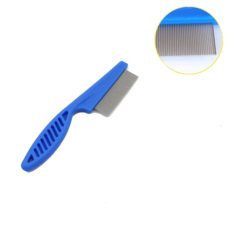 Инструмент для ухода за питомцами гребень удаления блох булавка из нержавеющей