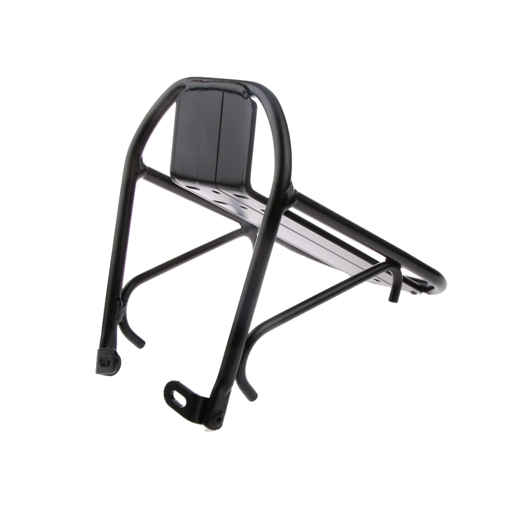 Алюминиевая велосипедная карго полка передняя Черная|Подставка для велосипеда| |