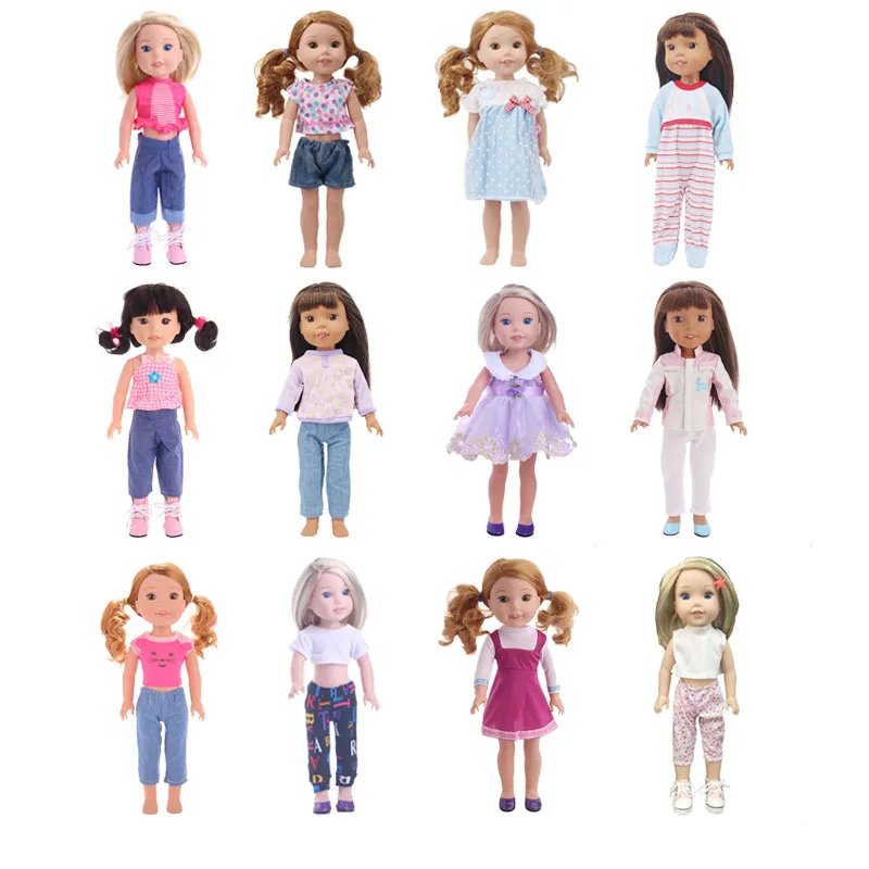 Кукла новорожденная Wellie Wishers 1 = 14 5 дюйма 12 цветов на выбор|american girl|toys clothestoy doll clothes |