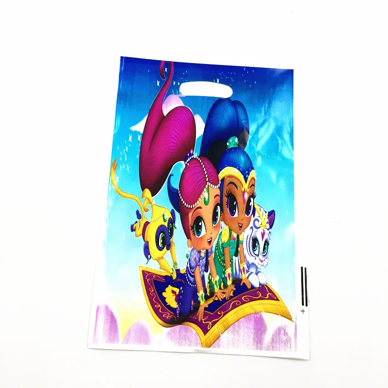 10 шт. блестящая тема сумки для детского душа украшения вечеринки блестящие яркие