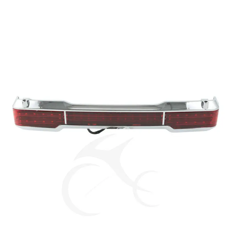 Хромированный Светодиодный задний стоп-сигнал Accent для Harley Touring багажник King Tour Pack
