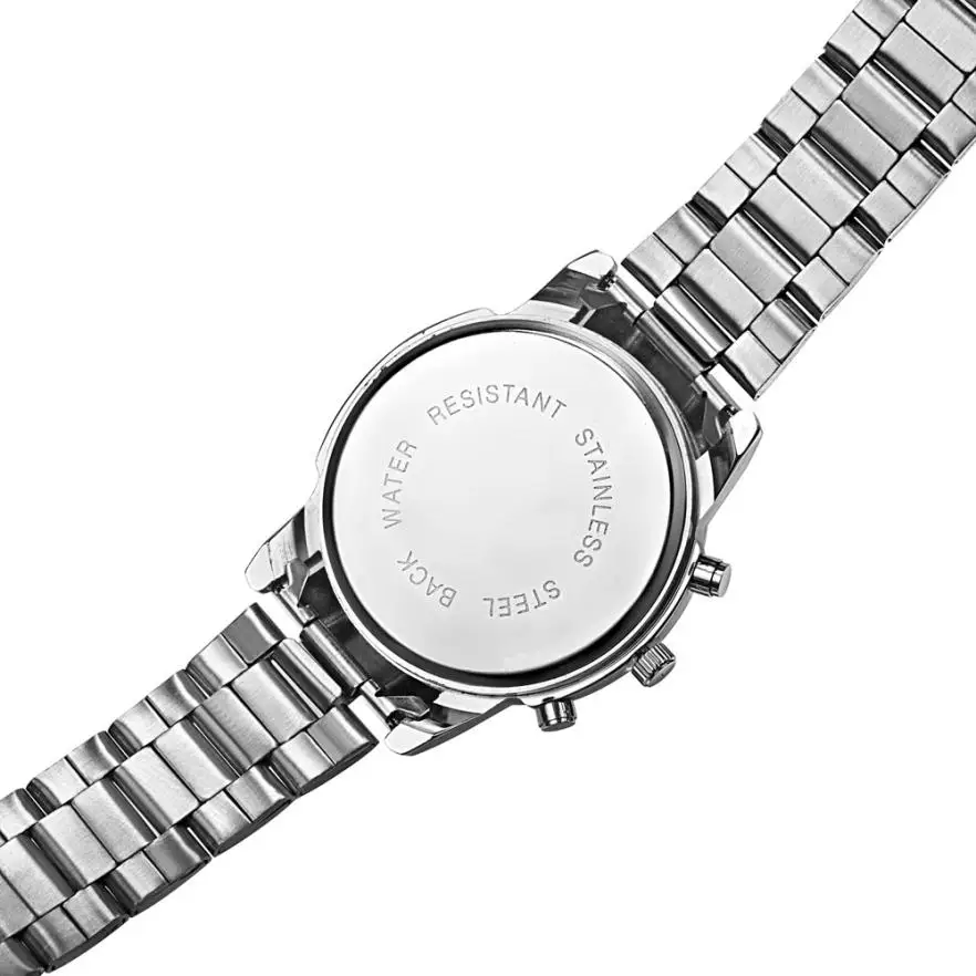 

Watch Men Fashion Sports Quartz Clock Mens Three Six-pin Watches Luxury Steel Business Waterproof Watch Relogio Masculino #D