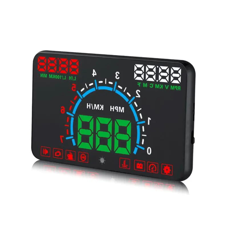 1 комплект E350 5,8 дюймовый экран HUD Авто дисплей на голову сигнализация для топливного бака Спидометр высокое качество