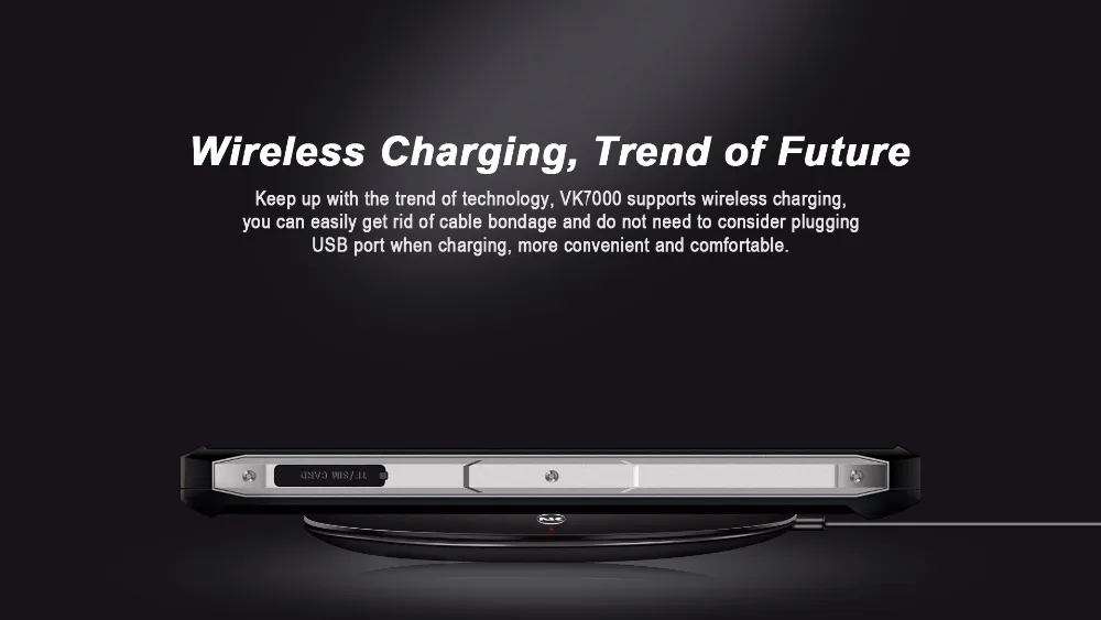 Vkworld VK7000 Android 8 0 Беспроводной зарядки мобильный телефон 5 2 Inch 4 GB Оперативная
