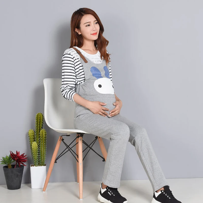 Комбинезон для беременных зимний бархатный комбинезон Брюки Повседневная