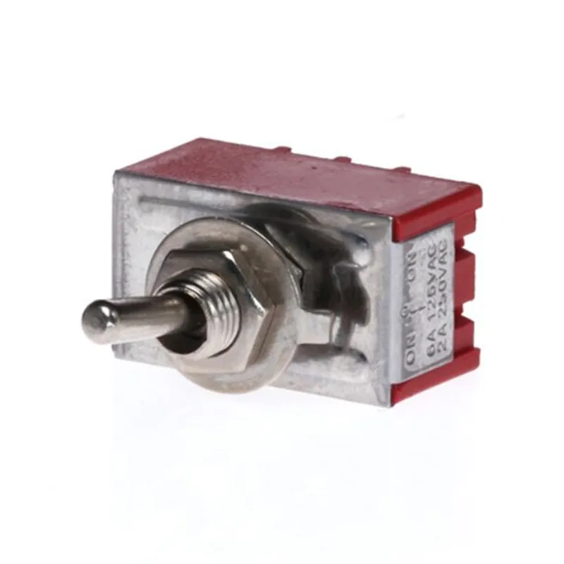 2а/250VAC 6A/125VAC ВКЛ ВЫКЛ 3 пути 4P2T 4PDT тумблер 12 паяльных терминалов|terminal box|switch 220vterminator