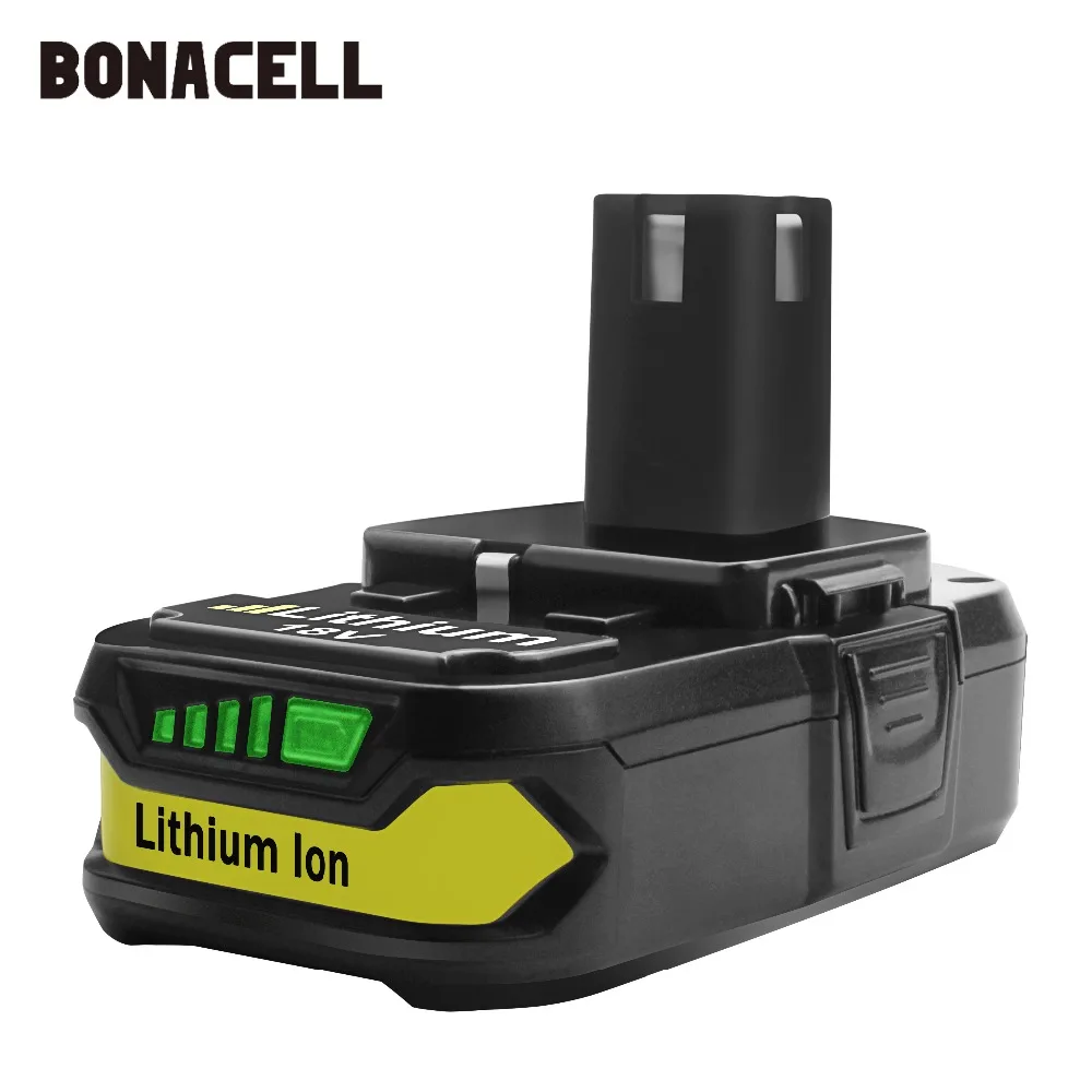 1 pack Bonacell 18V 2500 мА/ч, P107 Батарея Замена для Ryobi P104 P105 P102 P103 P107 аккумуляторная литий-ионный аккумулятор Батарея L30 - Цвет: 1 pack