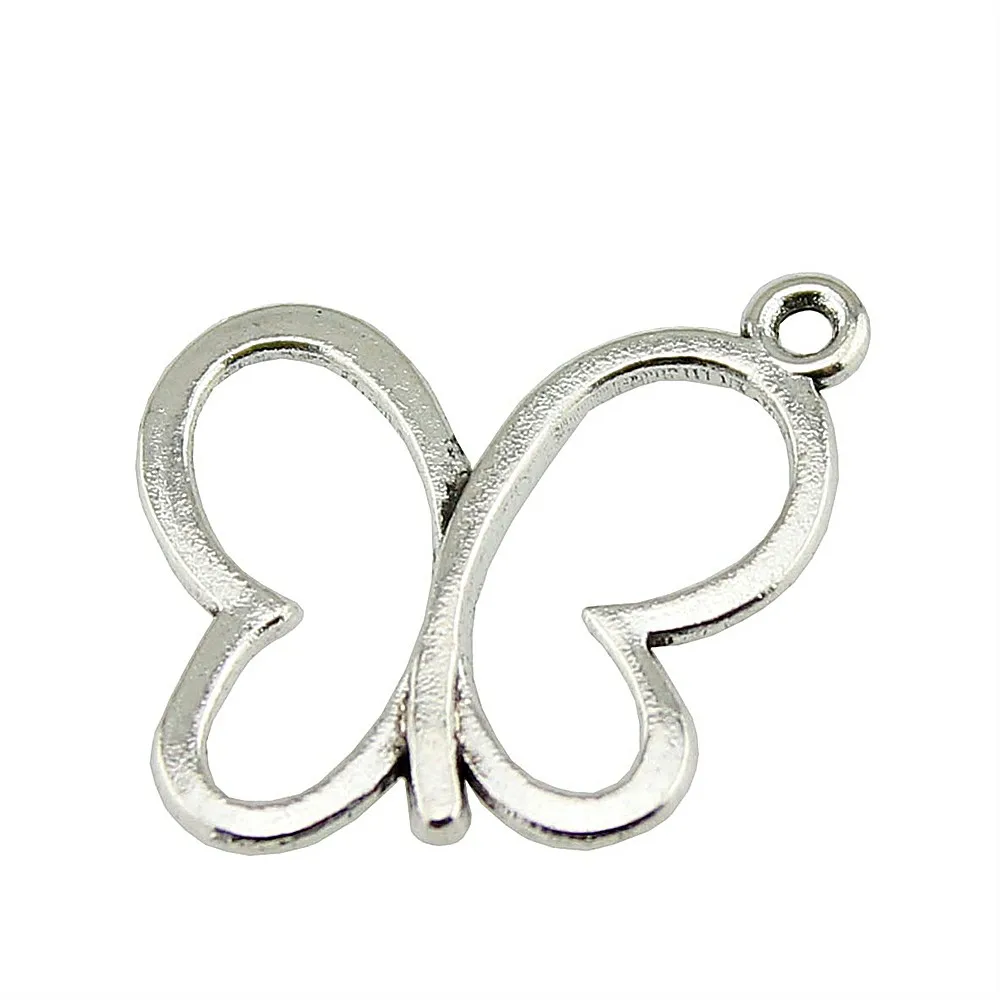 Подвеска в виде бабочки 3 цвета античная бронза античное серебро золотой Бабочка