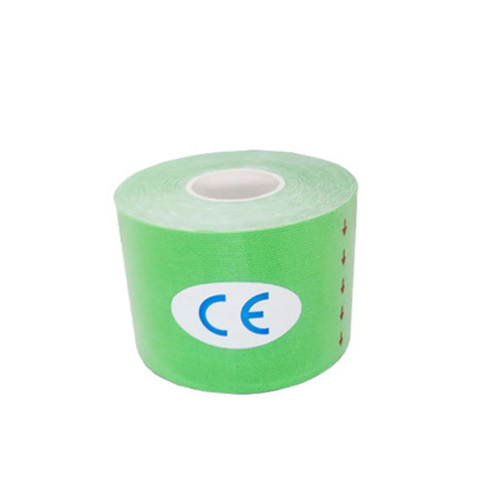Light Green 5 м/2,5 м эластичная эспандерная лента спортивная лента для восстановления спорта лента для спортзала фитнес Теннисный корт колено спортивный пластырь для мышц ЗАЩИТА - Цвет: Light Green