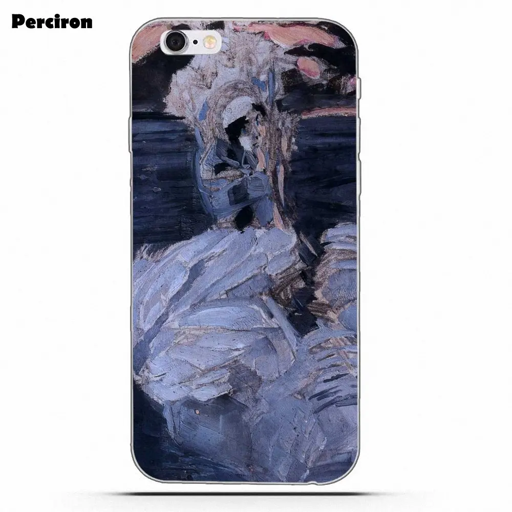 Чехлы из ТПУ для iPhone 4 4S 5 5C SE 6 6 S 7 8 Plus X Galaxy S5 S6 S7 S8 Grand Core II Prime Alpha Mikhail Vrubel Princess Swan