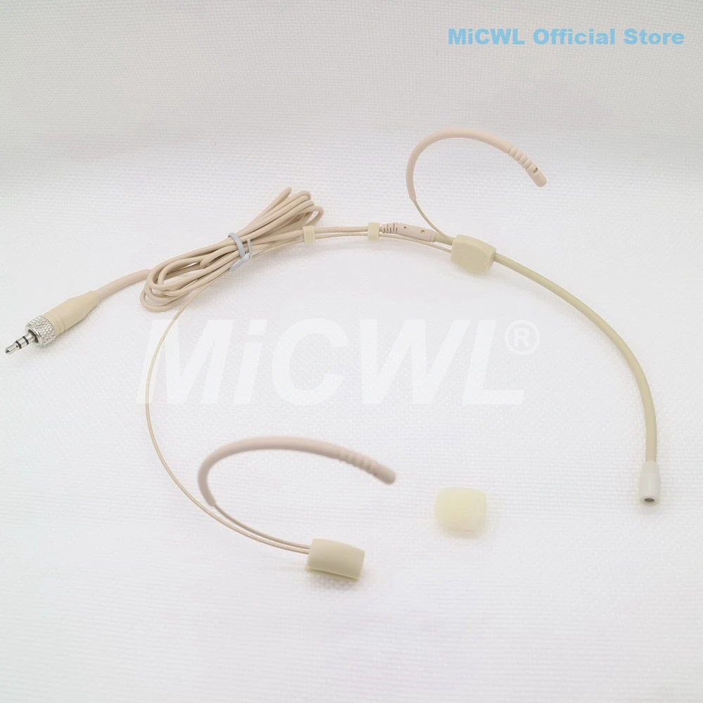 Гарнитура с микрофоном для Shure MiPro Sennheiser Audio-Technica AKG BeltPack передатчик MiCWL Beta53 бежевый