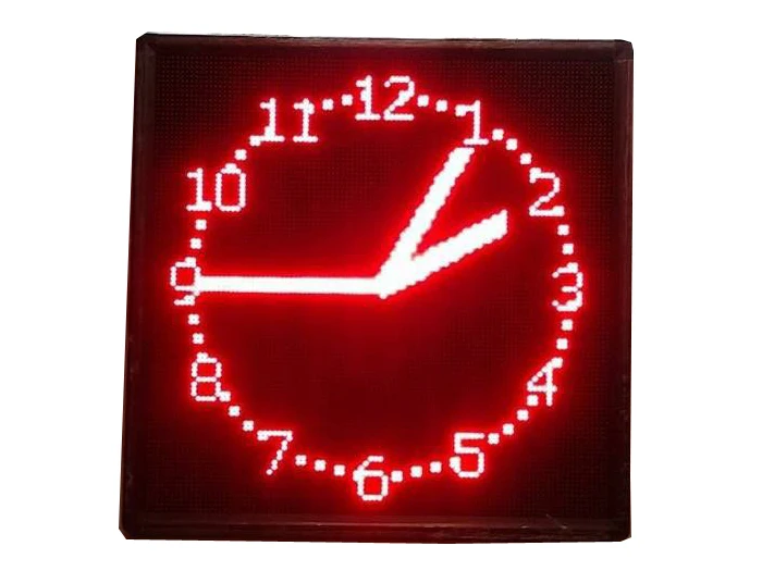 Водонепроницаемая светодиодная электронная плата P10 красного цвета Квадратный