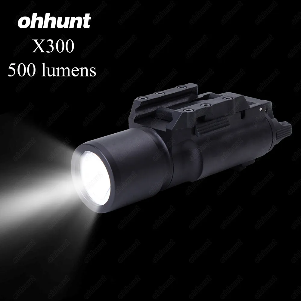 Ohhunt тактический светодиодный пистолет M4 винтовка вспышка светильник X300 налобный