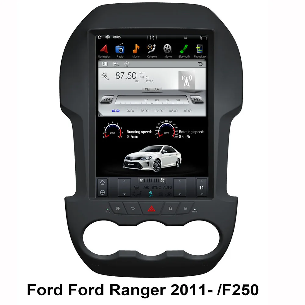Автомобильный DVD-плеер на Android 9 0 для Ford Ranger F250 2011 2012 2013 2014 2015 GPS-навигация 2Din