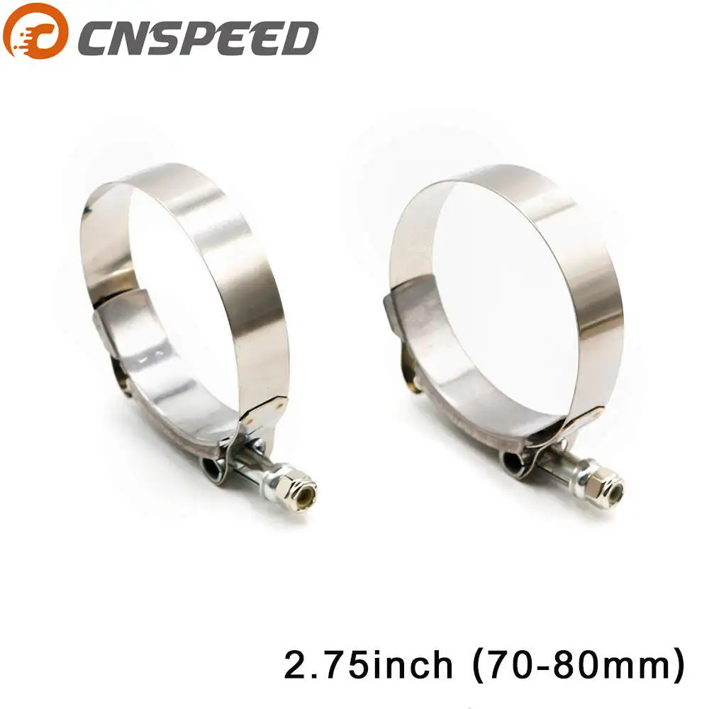 Универсальный силиконовый турбошланг CNSPEED 2 75 дюйма (70 80 мм) Т образный болт супер