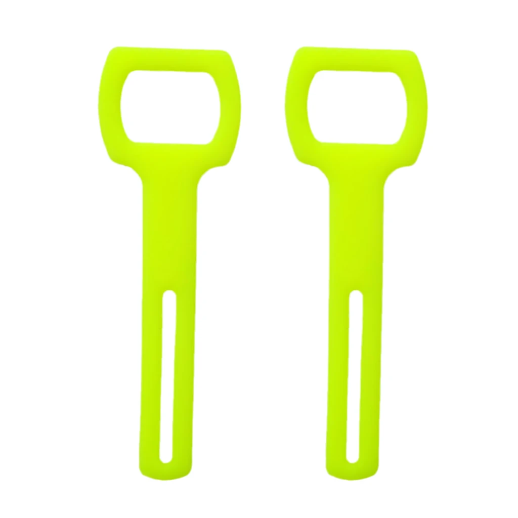 

2 Pcs Silicone Rubber 2nd Stage Regulator Octopus Holder Straps for Scuba Diving and Snorkeling Water Sports Accessories