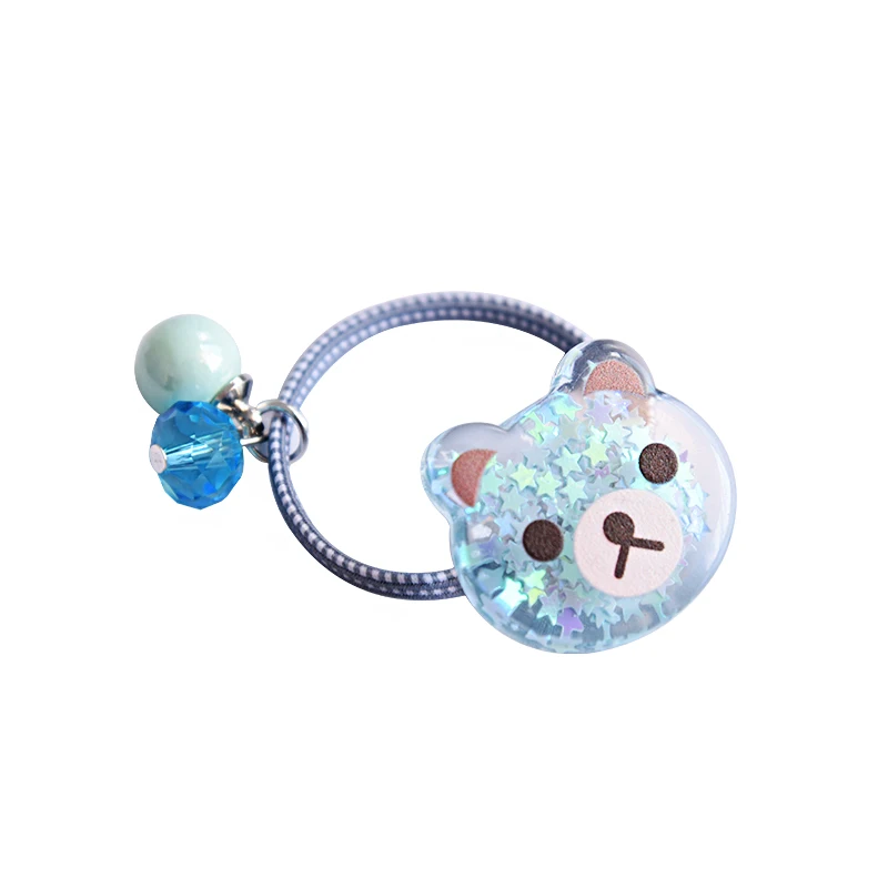 Детские эластичные резинки для волос с кристаллами Kitty/Bear/Rabbit украшенные