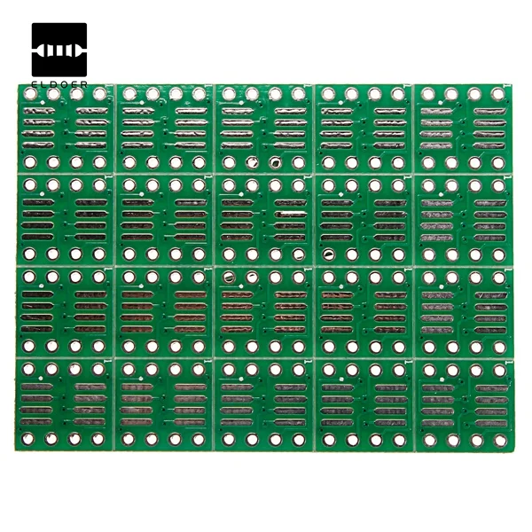 20 шт. адаптер SOP8 SO8 SOIC8 SMD для DIP8 плата PCB двухсторонний преобразователь 0 65 мм/1 27