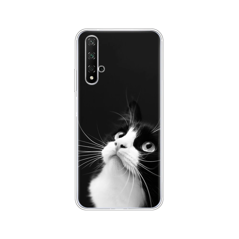 80259 Чехол для Honor 20, силиконовая задняя крышка, чехол для телефона Huawei Honor 20 Pro Lite, YAL-L21 YAL-L41, роскошный чехол, полная защита 360 - Цвет: 80259