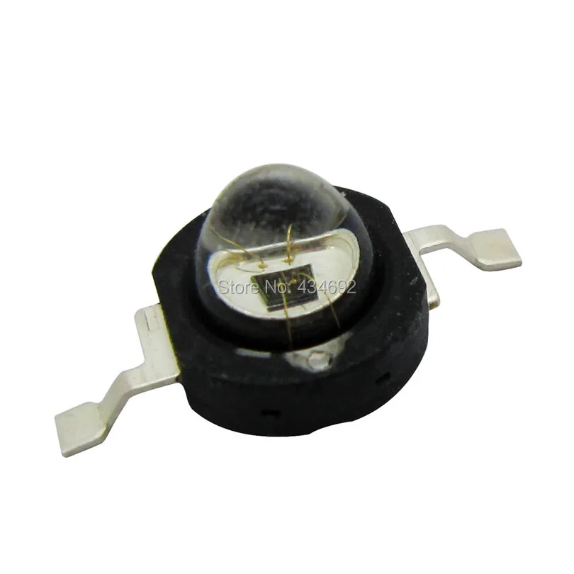 Бесплатная доставка 1 Вт 850 нм инфракрасный светодиод 60 градусов угол обзора