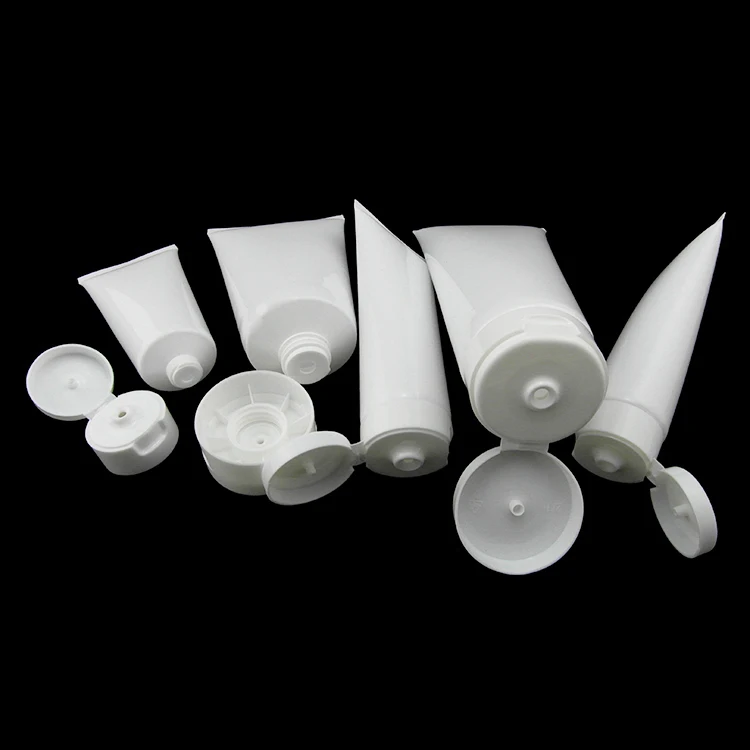 200 мл Большая пластиковая Косметическая трубка с откидной крышкой для посылка |