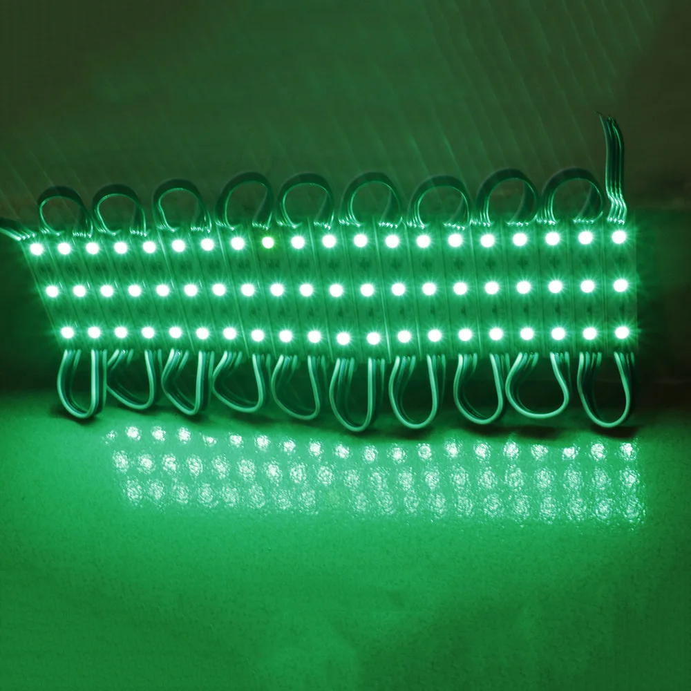 20 шт./лот светодиодный модуль 5050 RGB SMD IP67 водонепроницаемая светодиодная лента 12 В