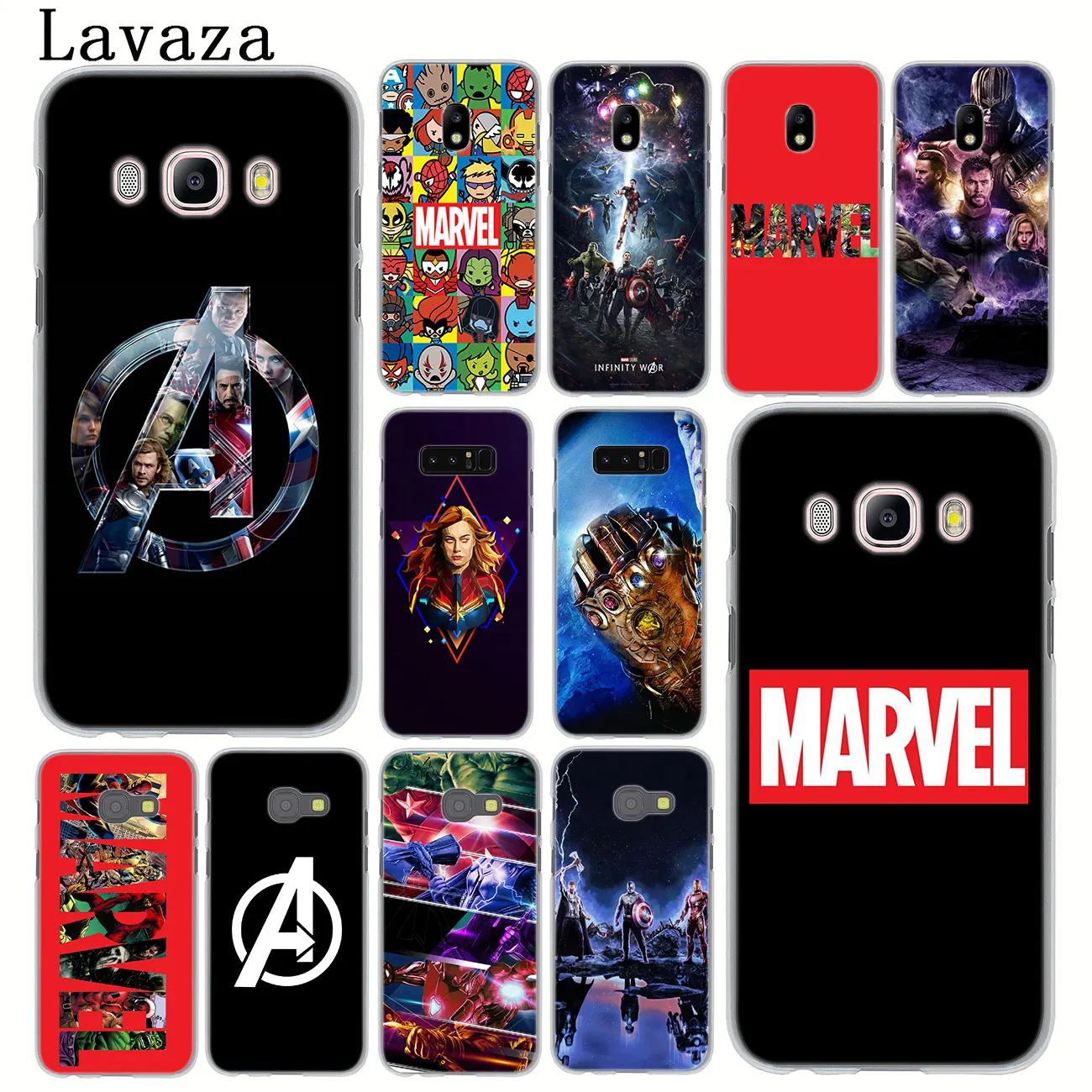 Чехол для телефона Lavaza Avengers Endgame Marvel Superhero Samsung Galaxy J8 J7 Duo J6 J5 J4 Plus 2018 2017 2016 J2 J3 Prime
