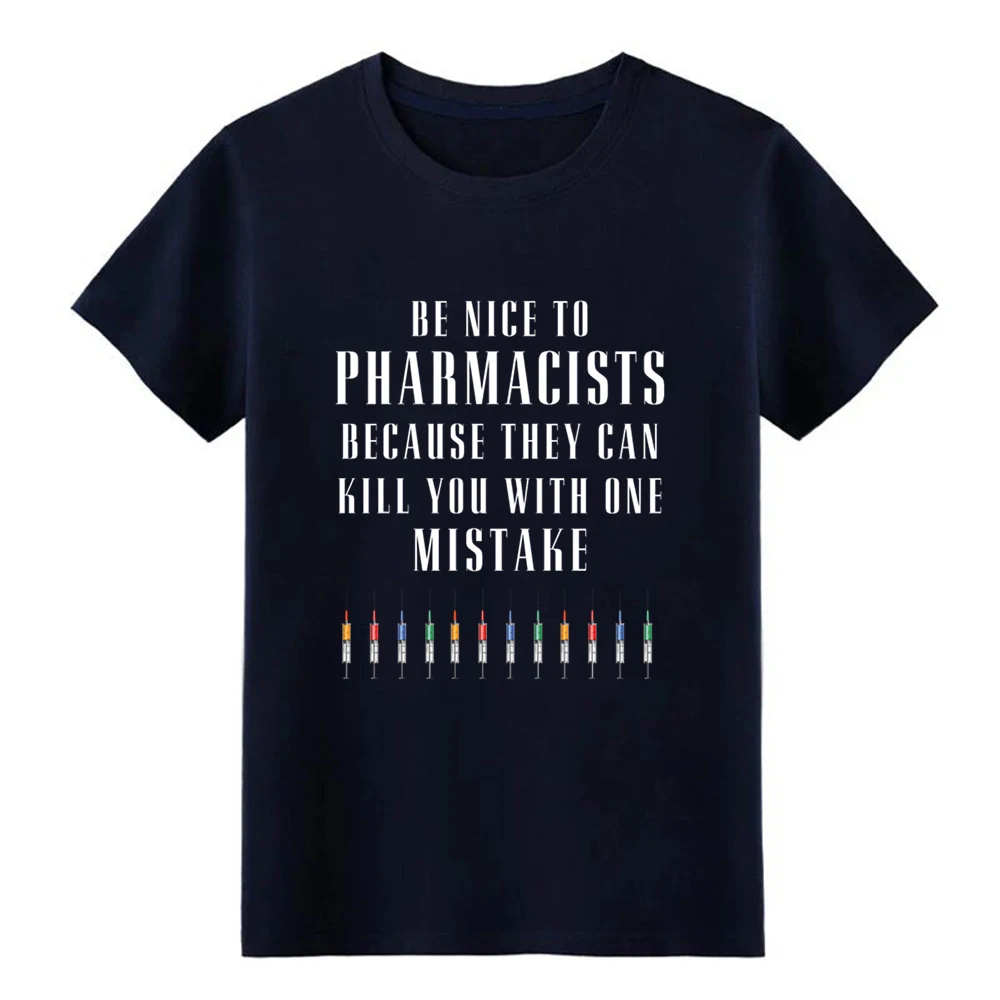 Мужская футболка с надписью Pharmacist-Be nice to Pharmacists потому что они c индивидуальная