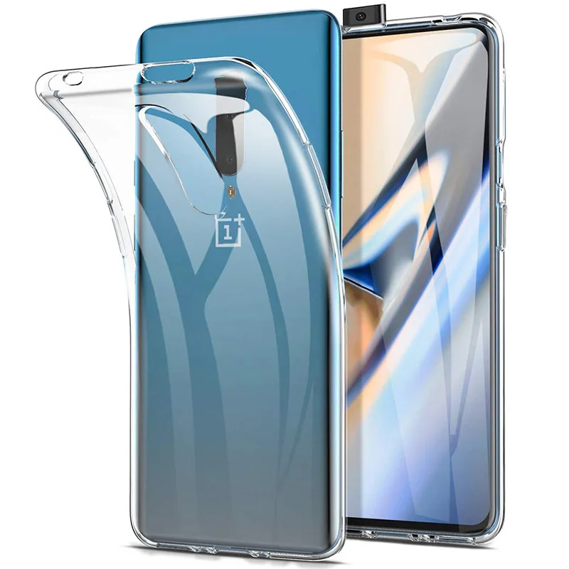 Чехол для Oneplus 7 Pro Прозрачная силиконовая задняя крышка серии Nature чехол из ТПУ 7T 5T