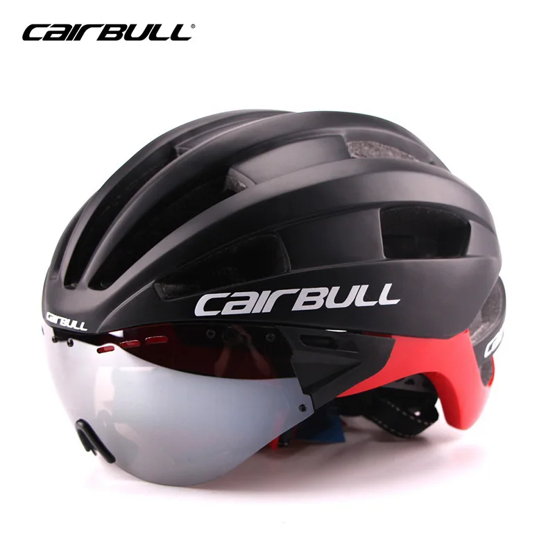 2017 Cairbull In mold взрослый велосипедный шлем гоночный пробный с очками ультралегкий EPS