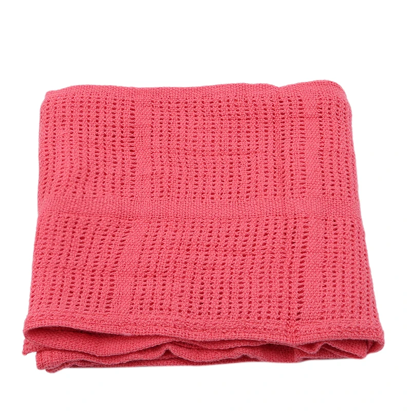 Одеяло для новорожденного супер мягкое летнее хлопковое Покрывало кроше