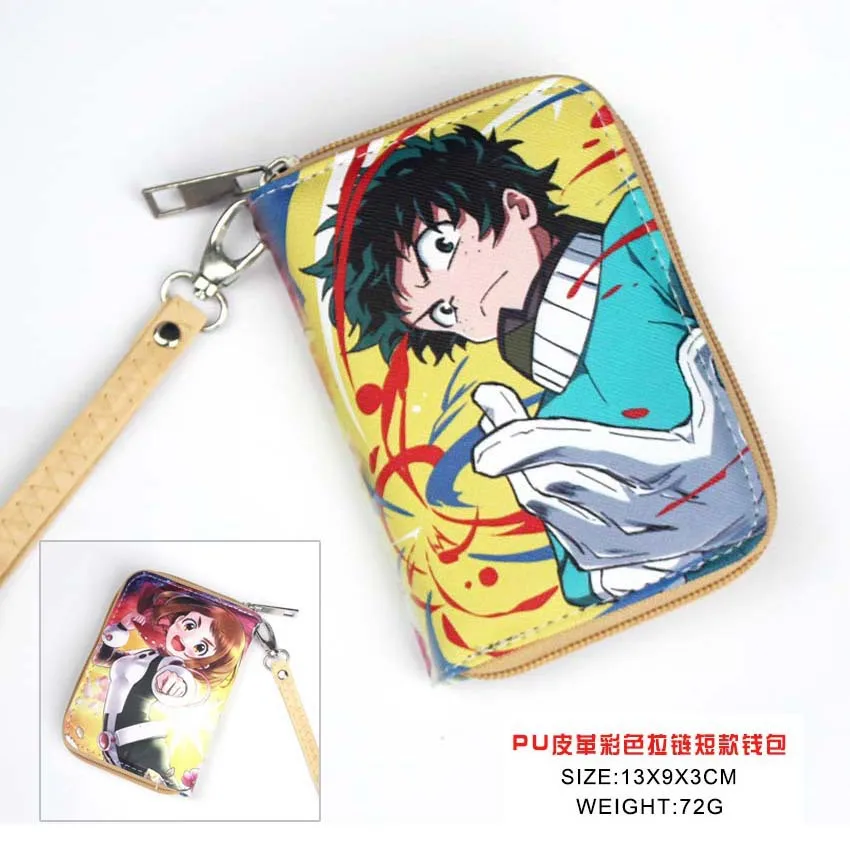 Аниме Мой hero Академия Кошелек для монет мешок Boku без ручка держатель мешка